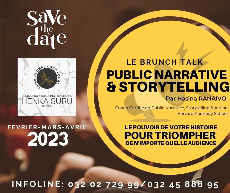 HENKA SURU MADAGASCAR'S BRUNCH TALK - STORYTELLING & PUBLIC NARRATIVE