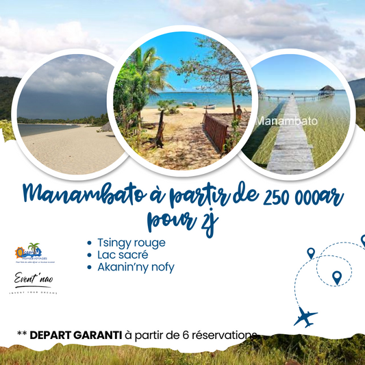 Bon plan des vacances à Manambato