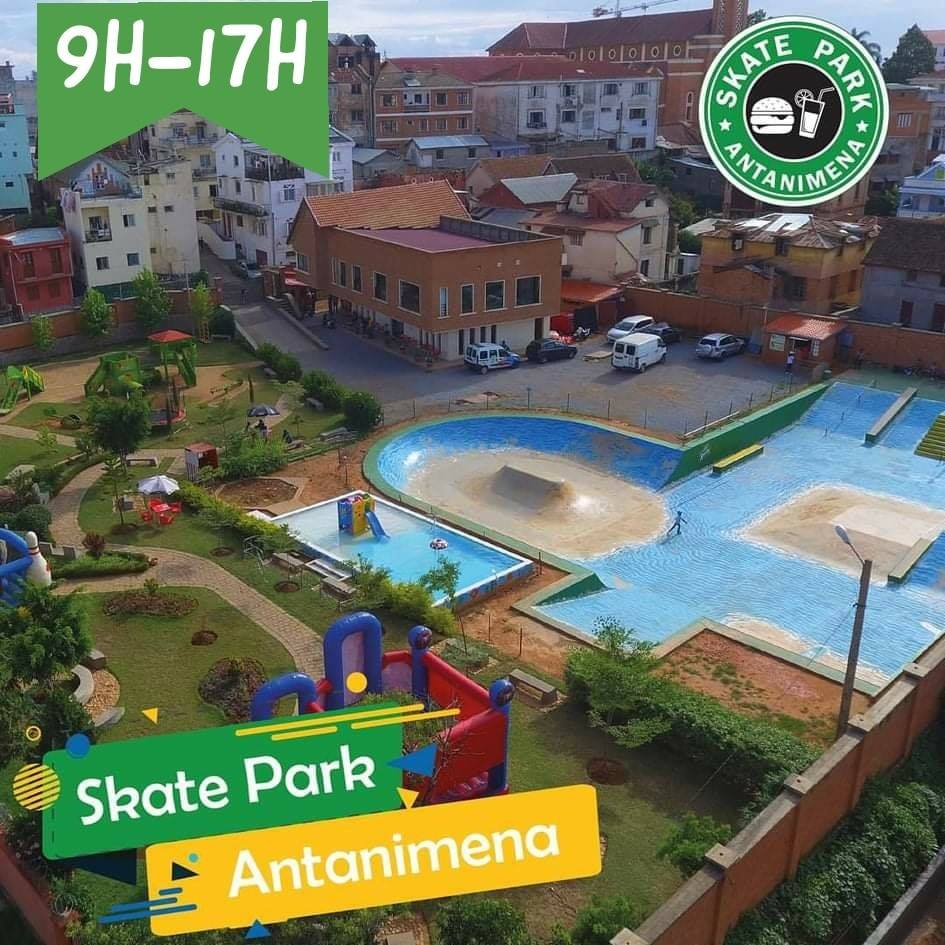 Skate Park Antanimena sur la route RN3