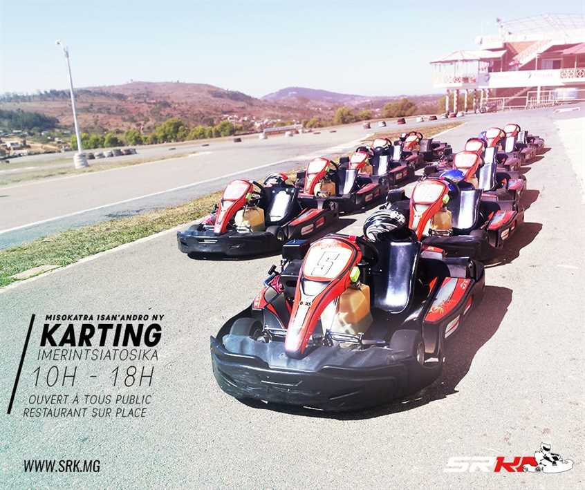 Karting SRK Imerintsiatosika sur la route RN1