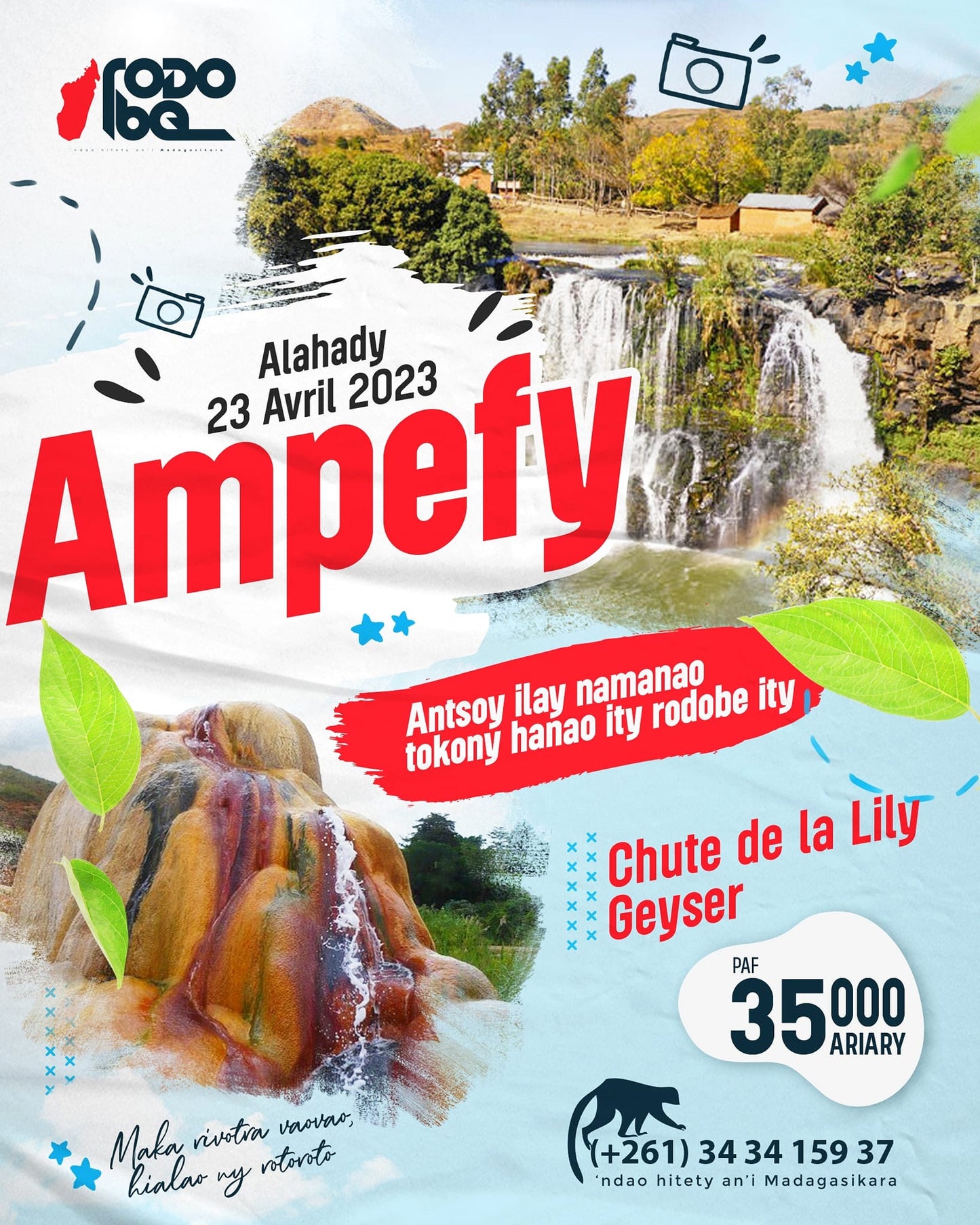 Rodobe at Ampefy on April 23, 2023